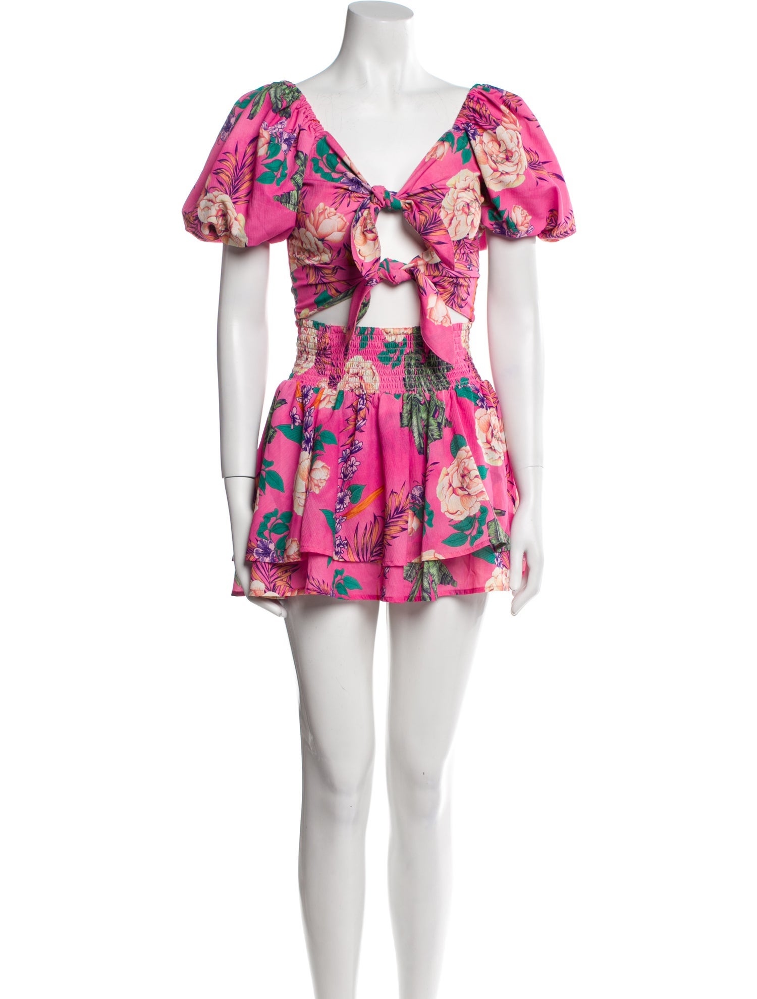 Revolve x Agua Bendita Floral Print Skirt Set