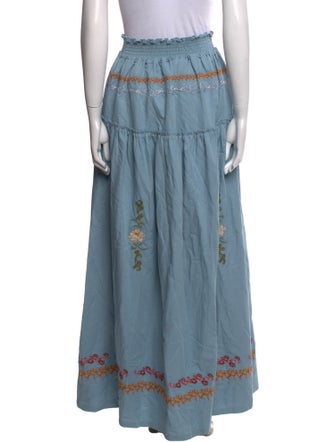 Revolve x Agua Bendita Floral Print Long Skirt