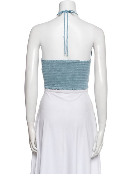 Revolve x Agua Bendita Printed Halterneck Crop Top