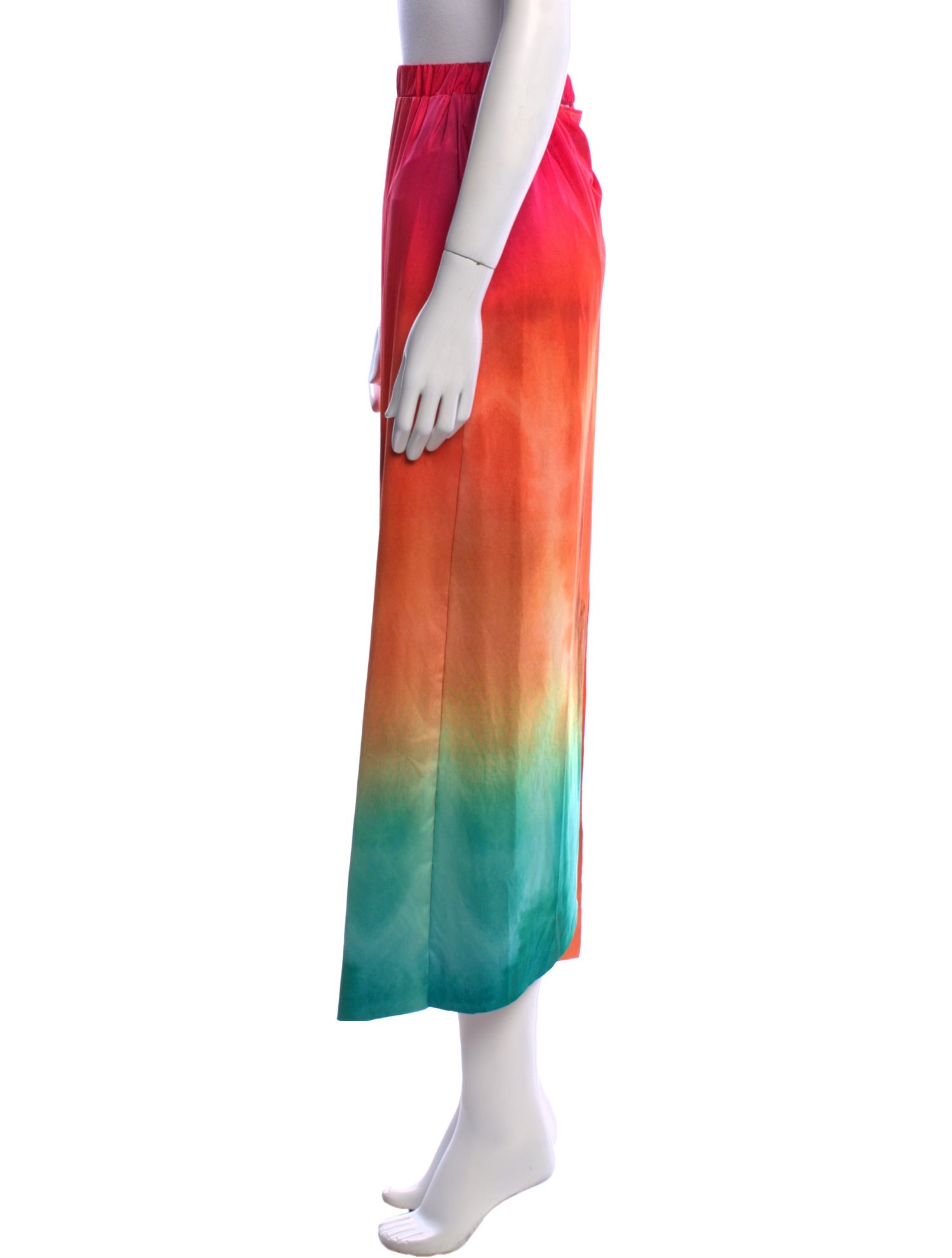 Revolve x Agua Bendita Tie-Dye Print Midi Length Skirt