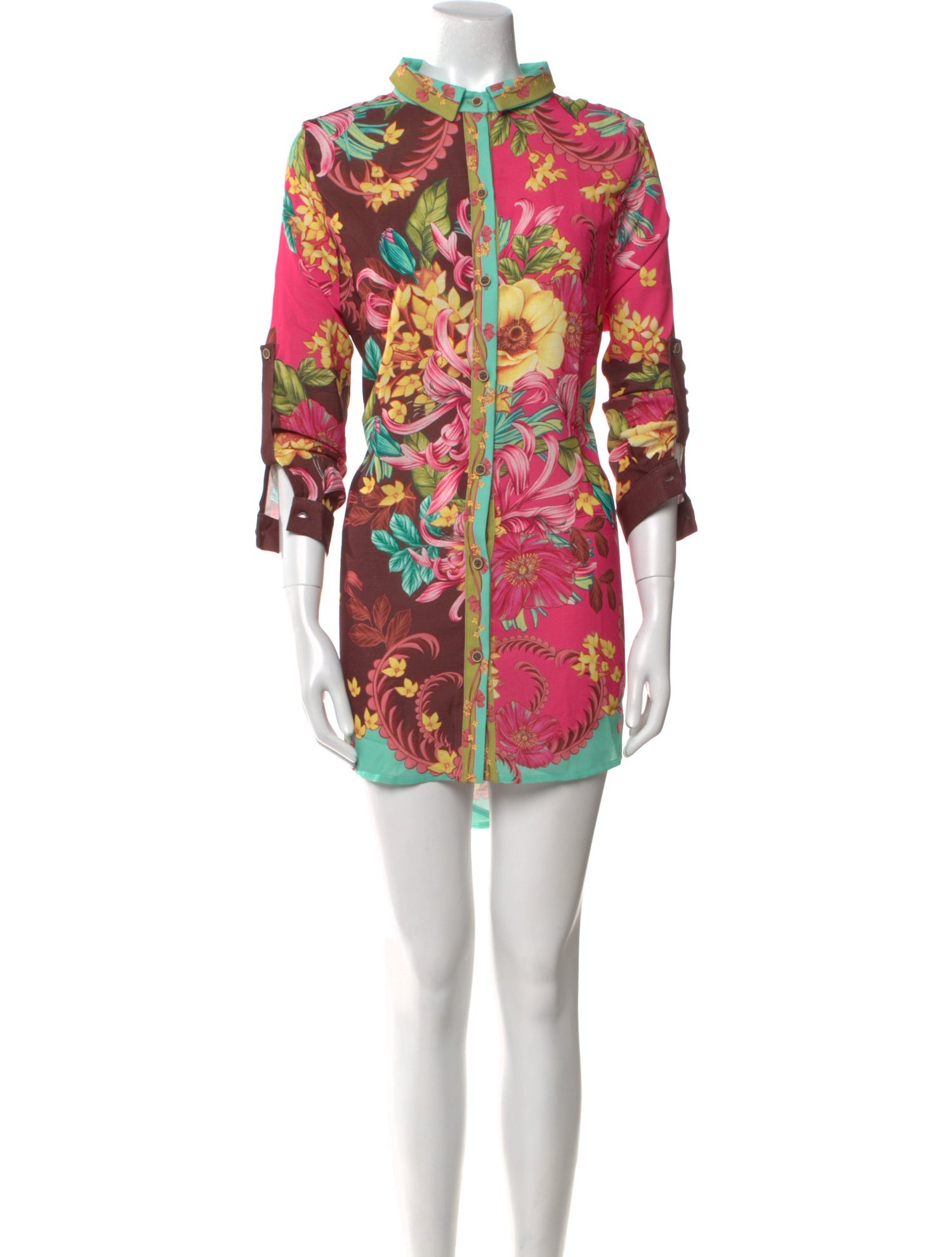 Revolve x Agua Bendita Floral Print Mini Dress