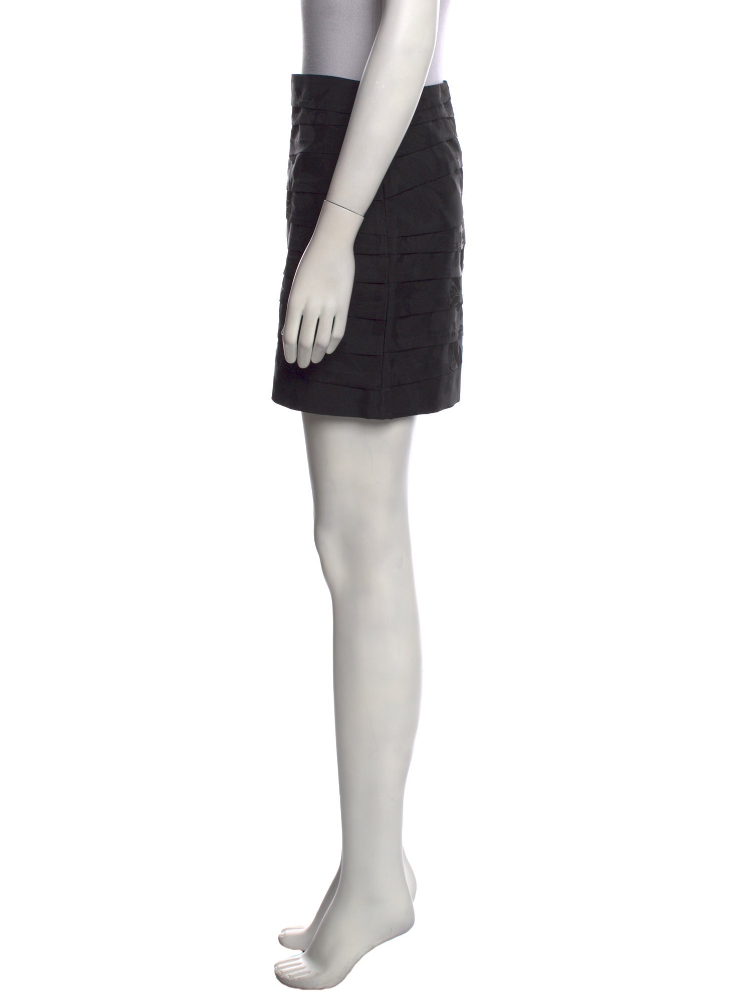 Róhe Pleated Accents Mini Skirt