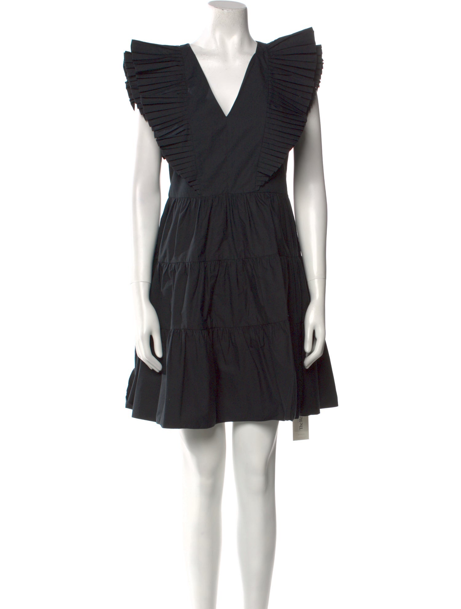 Róhe V-Neck Mini Dress