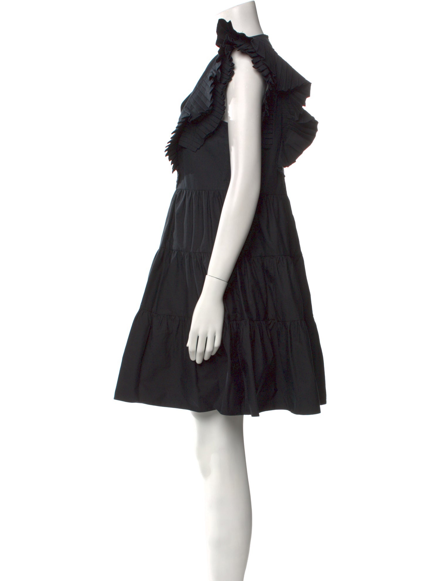 Róhe V-Neck Mini Dress