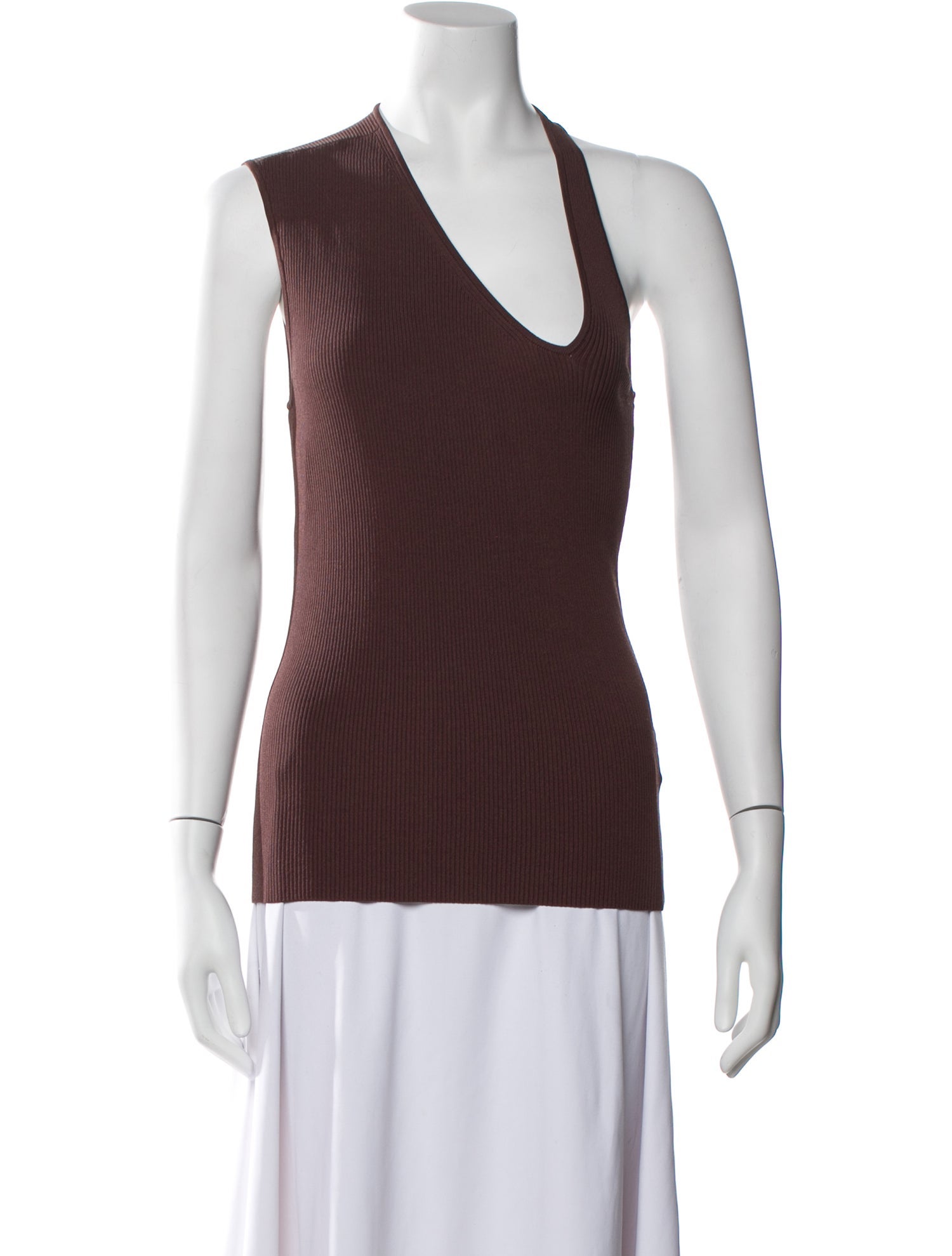 Róhe V-Neck Sleeveless Top