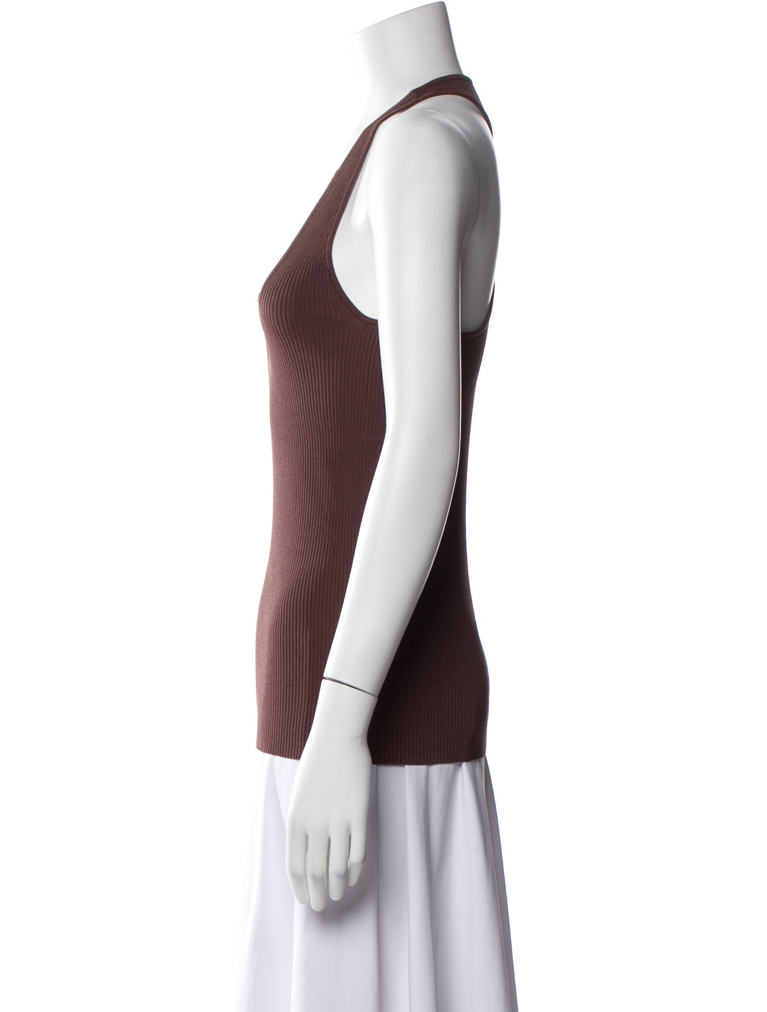 Róhe V-Neck Sleeveless Top
