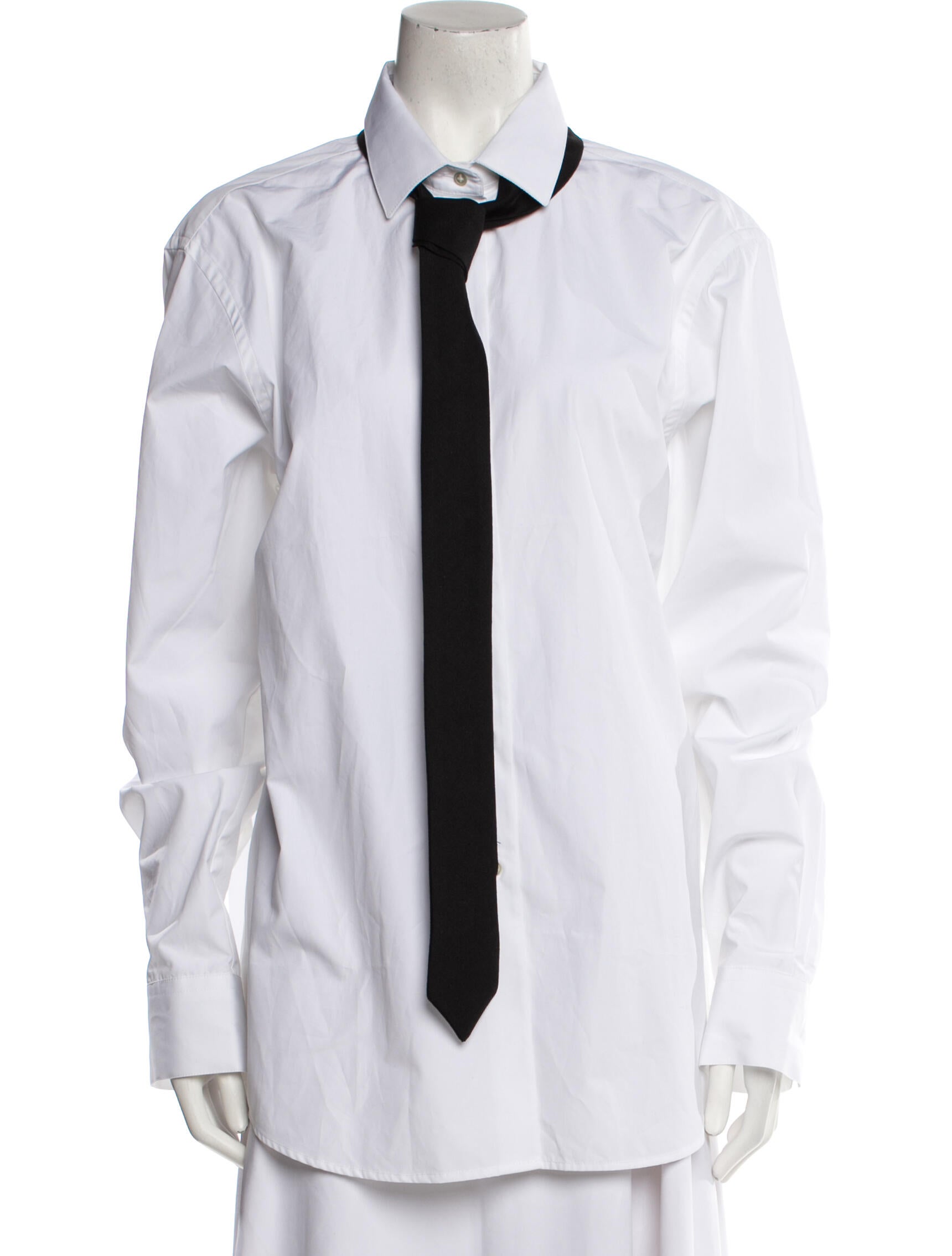 Róhe Long Sleeve Button-Up Top