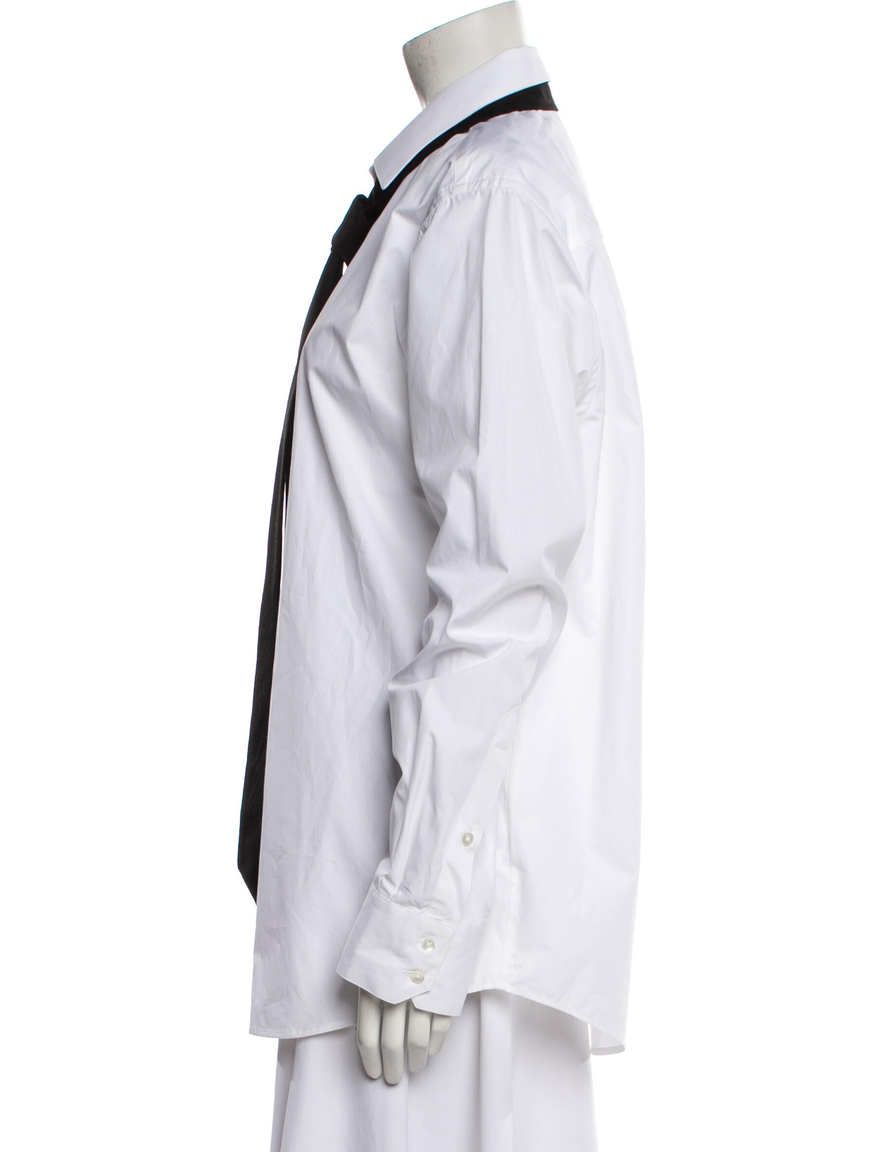 Róhe Long Sleeve Button-Up Top