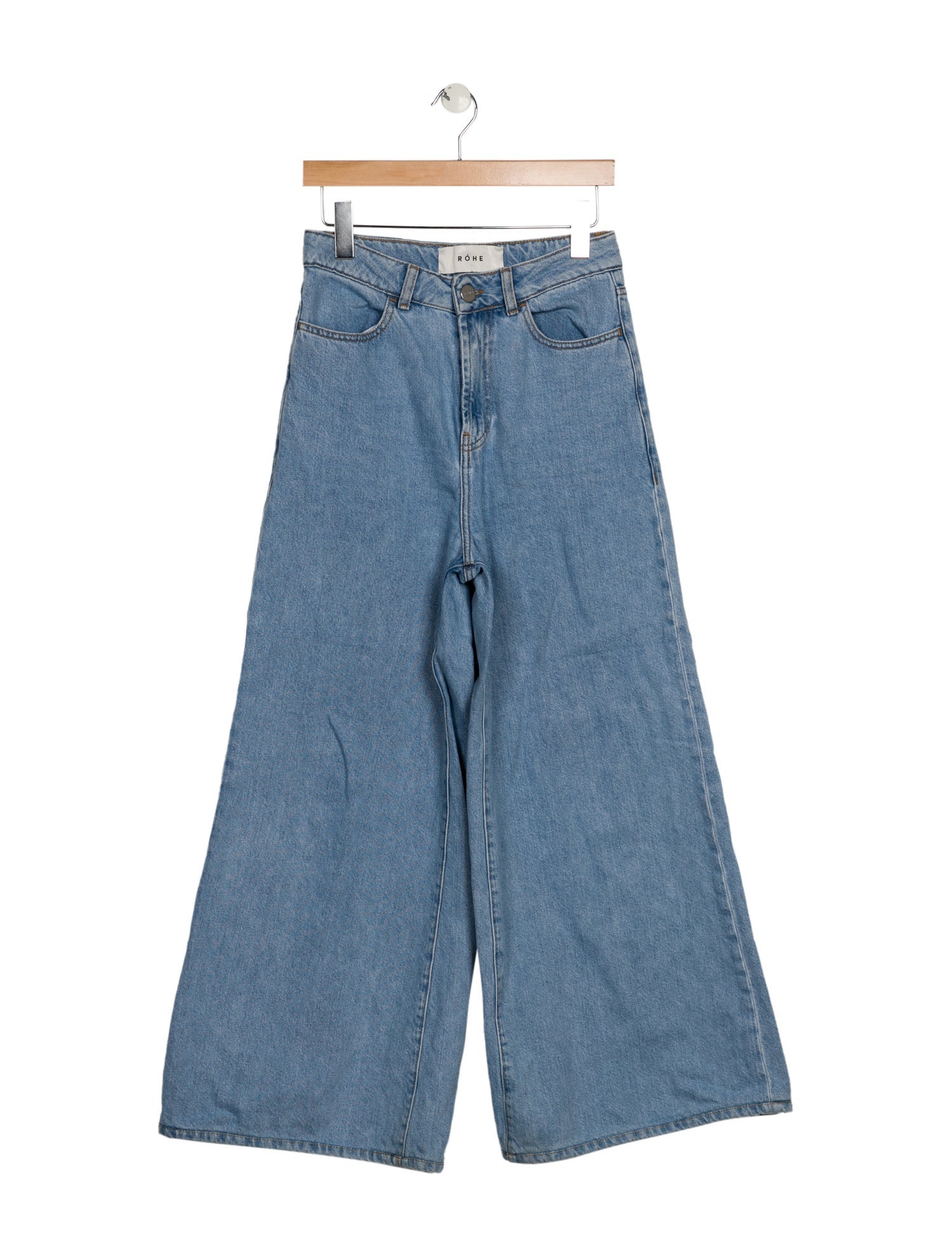 Róhe High-Rise Wide Leg Jeans