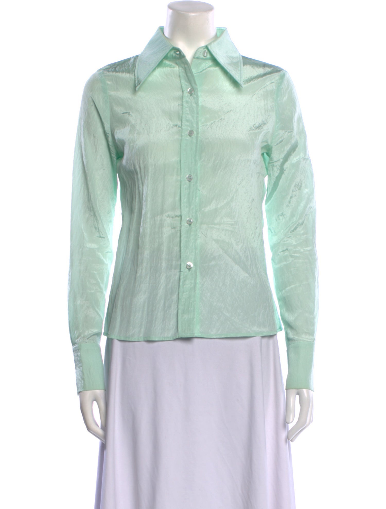 Róhe Long Sleeve Button-Up Top