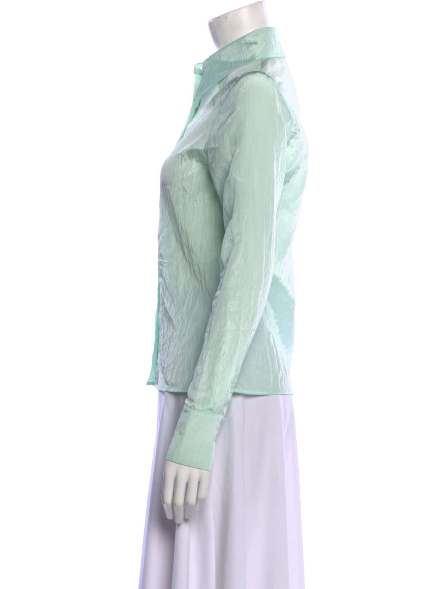 Róhe Long Sleeve Button-Up Top