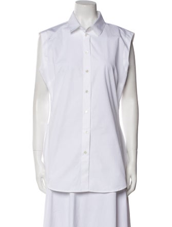 Róhe Sleeveless Button-Up Top