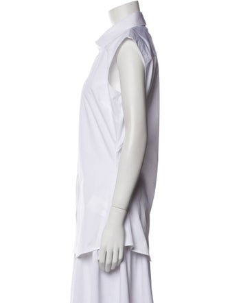 Róhe Sleeveless Button-Up Top