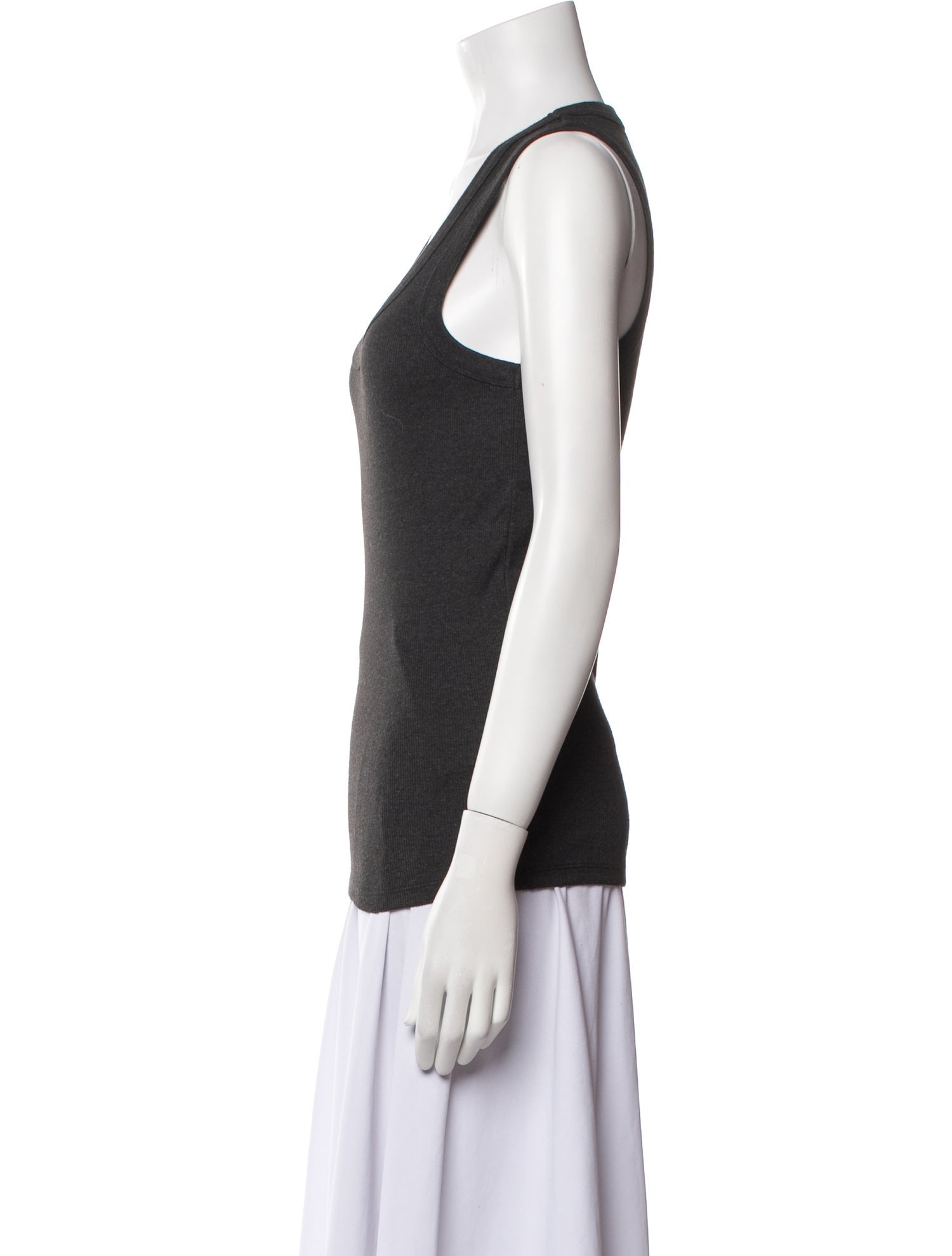 Róhe Scoop Neck Sleeveless Top