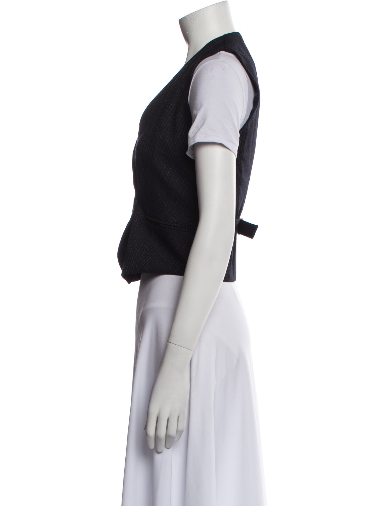 Róhe Virgin Wool Striped Vest