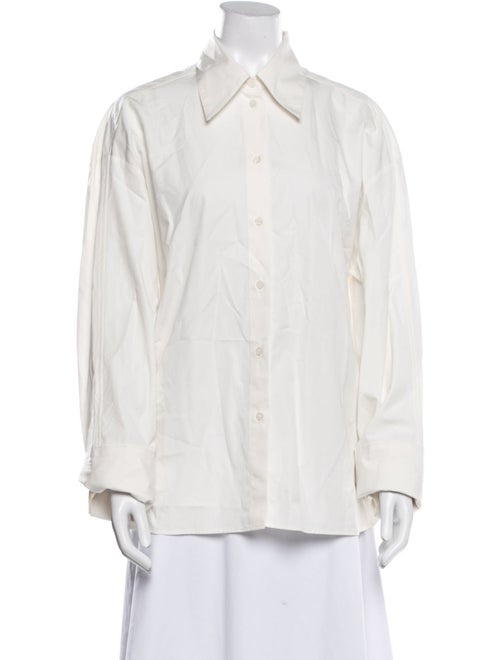 Róhe Long Sleeve Button-Up Top