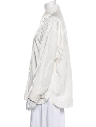 Róhe Long Sleeve Button-Up Top