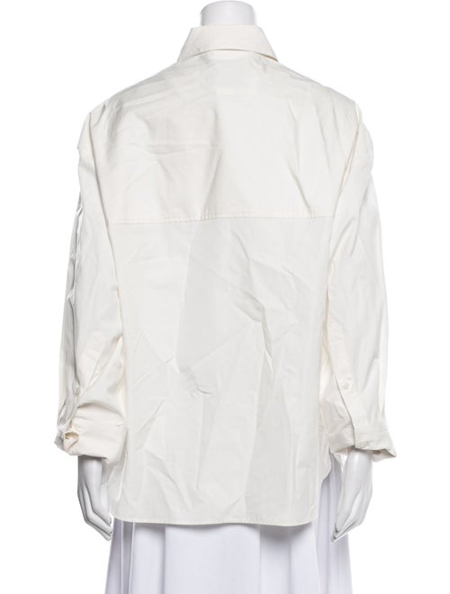 Róhe Long Sleeve Button-Up Top
