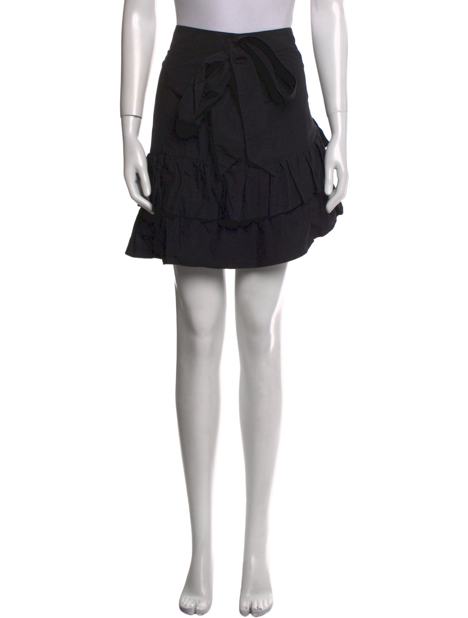 Róhe Ruffle Embellishment Mini Skirt