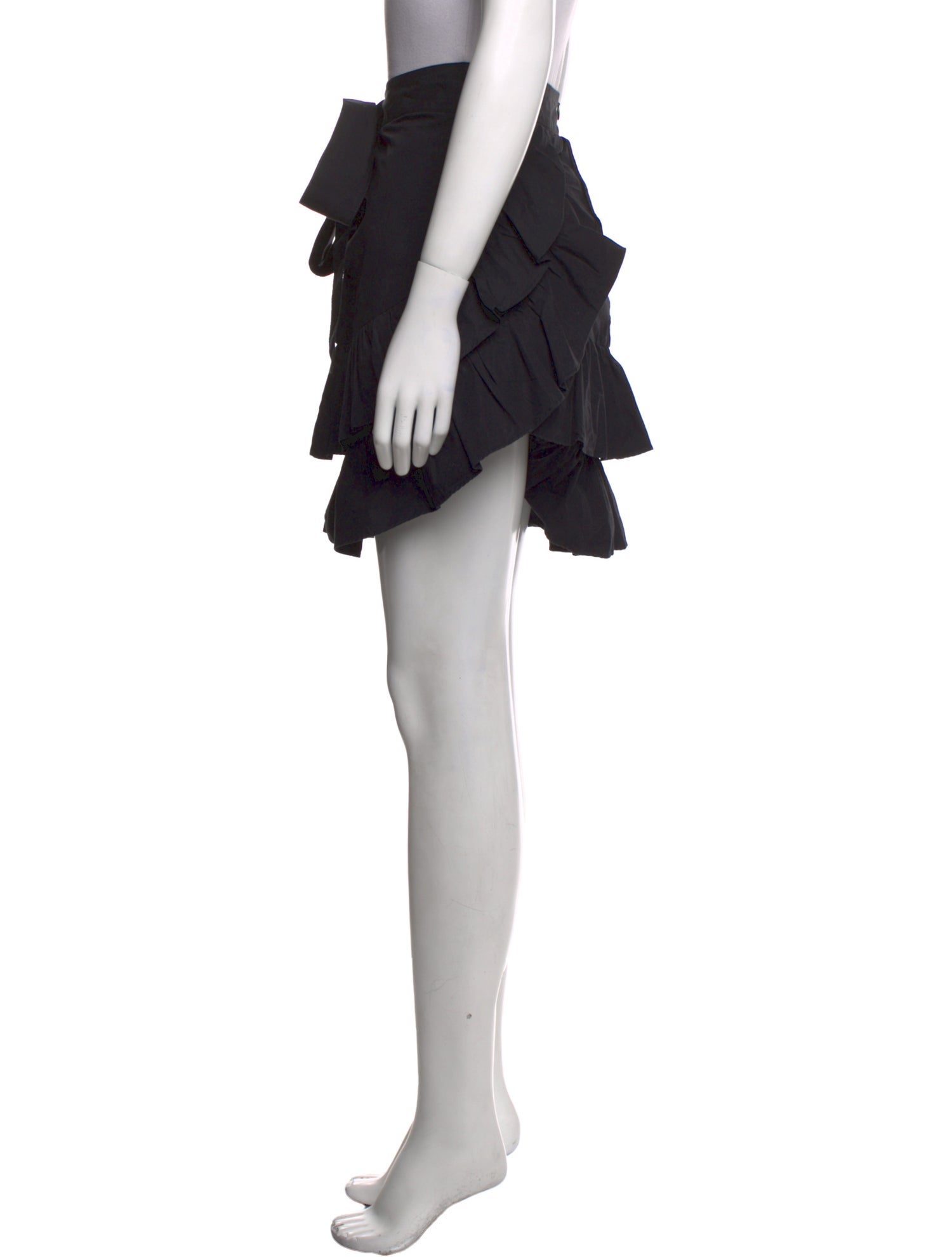 Róhe Ruffle Embellishment Mini Skirt