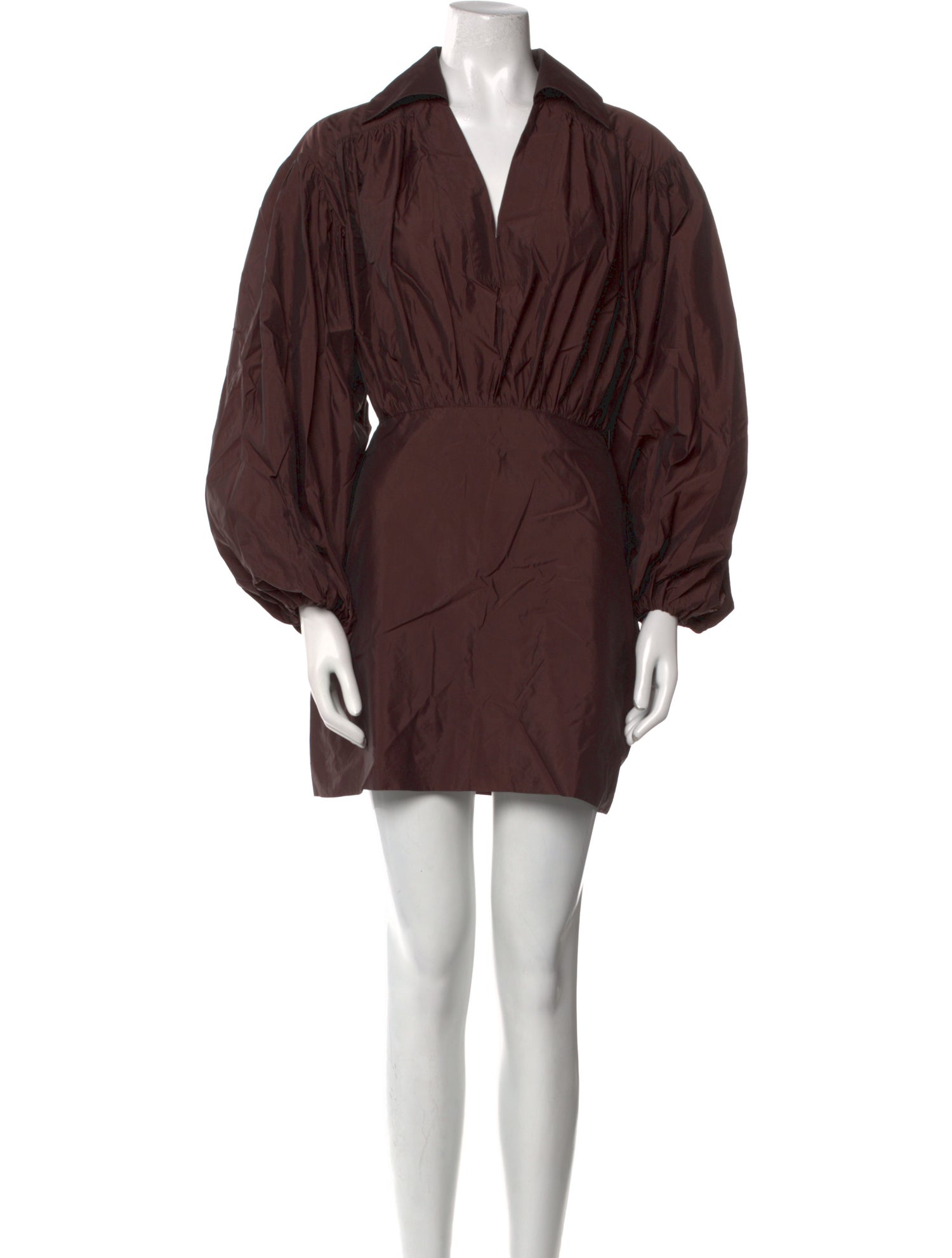 Róhe V-Neck Mini Dress