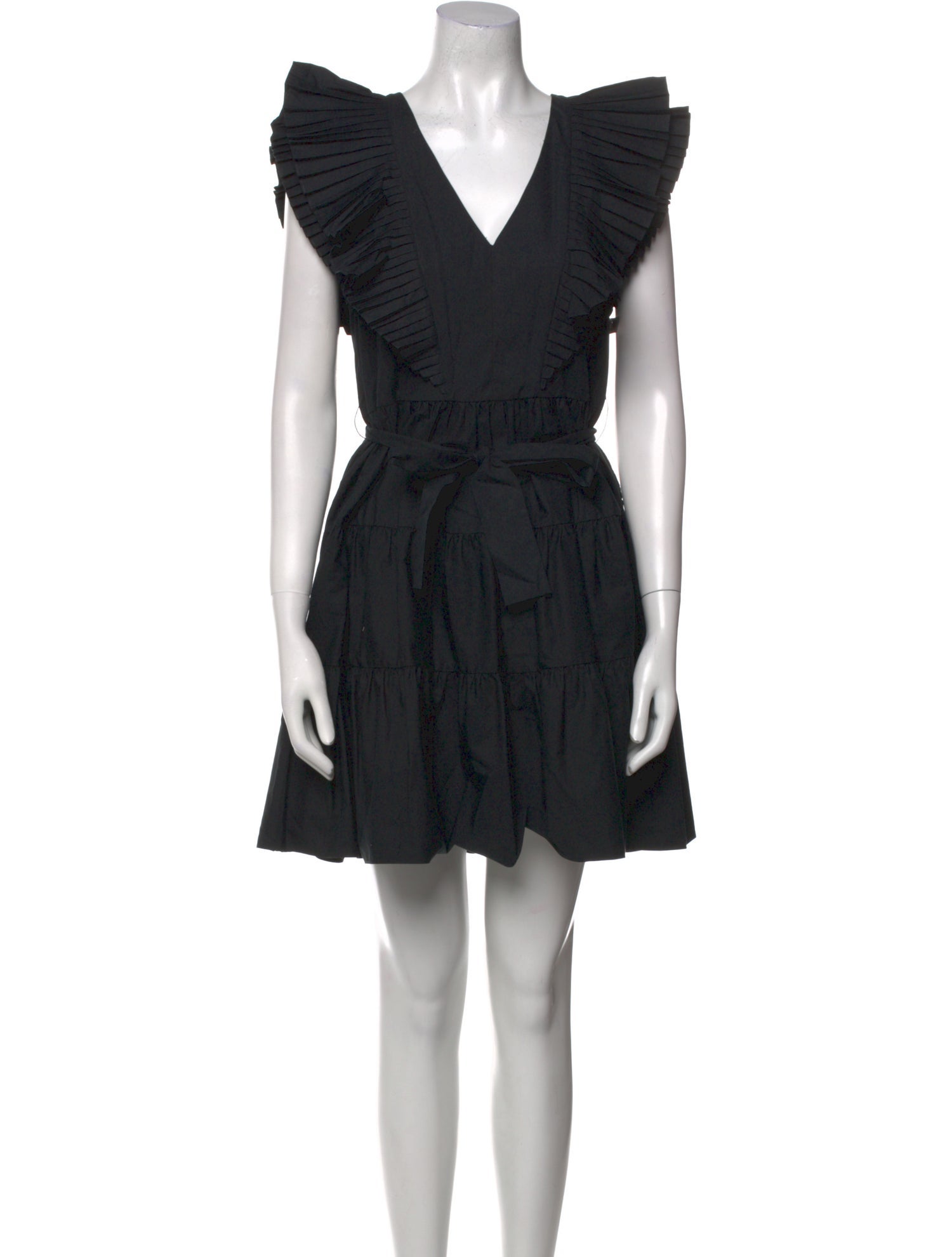 Róhe V-Neck Mini Dress