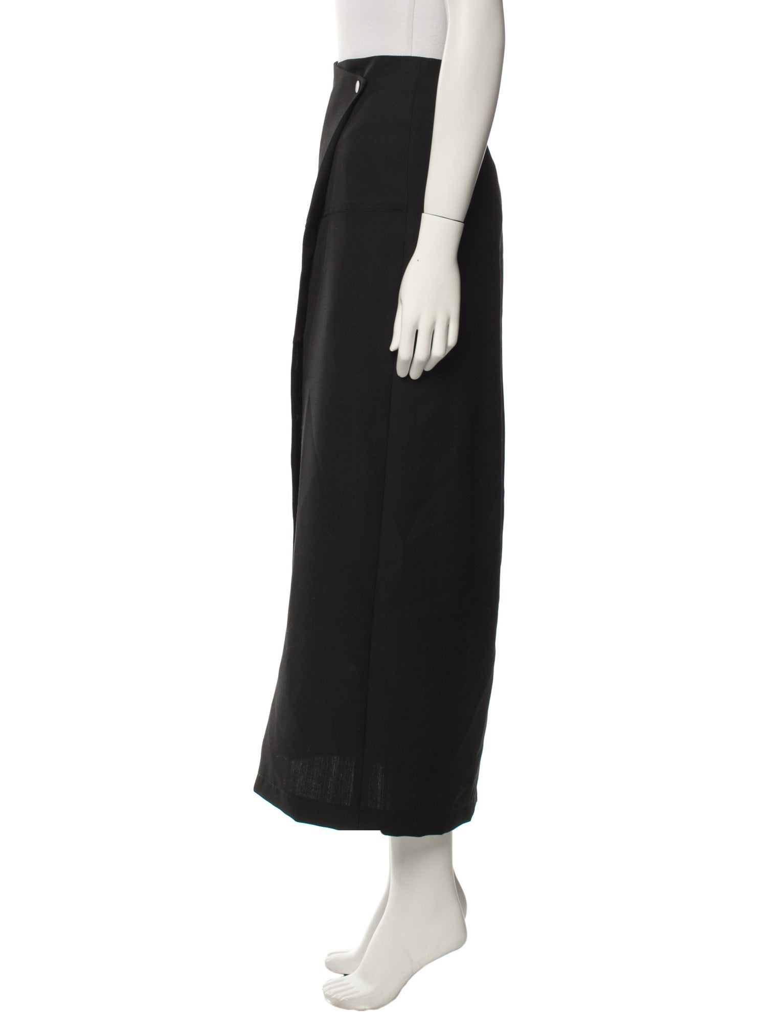 Róhe Virgin Wool Midi Length Skirt