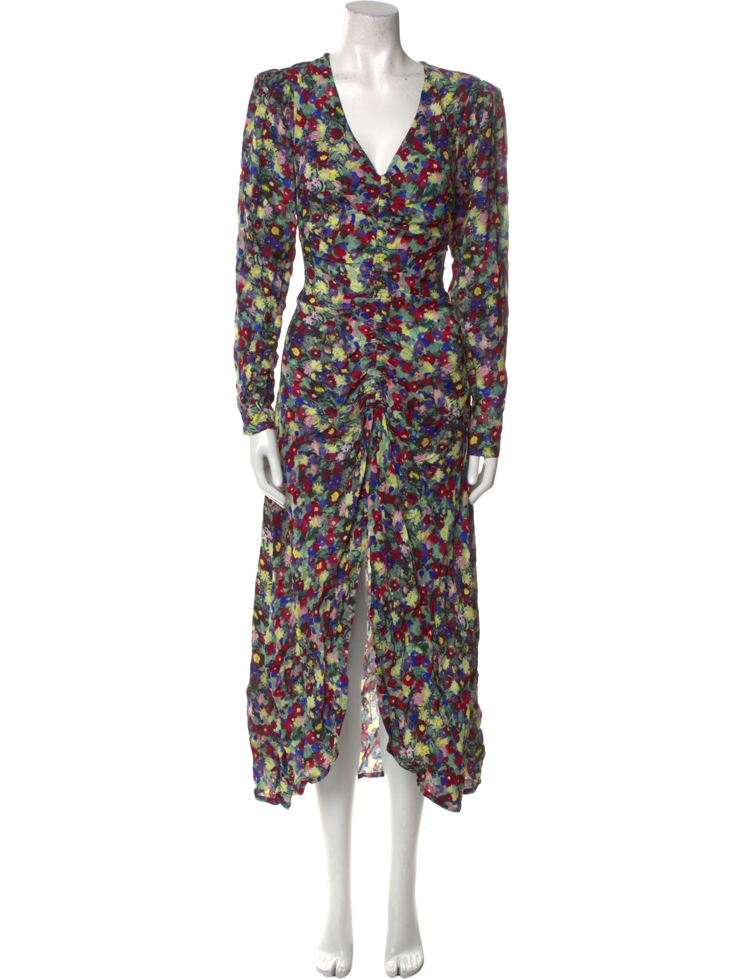 Róhe Floral Print Midi Length Dress w/ Tags