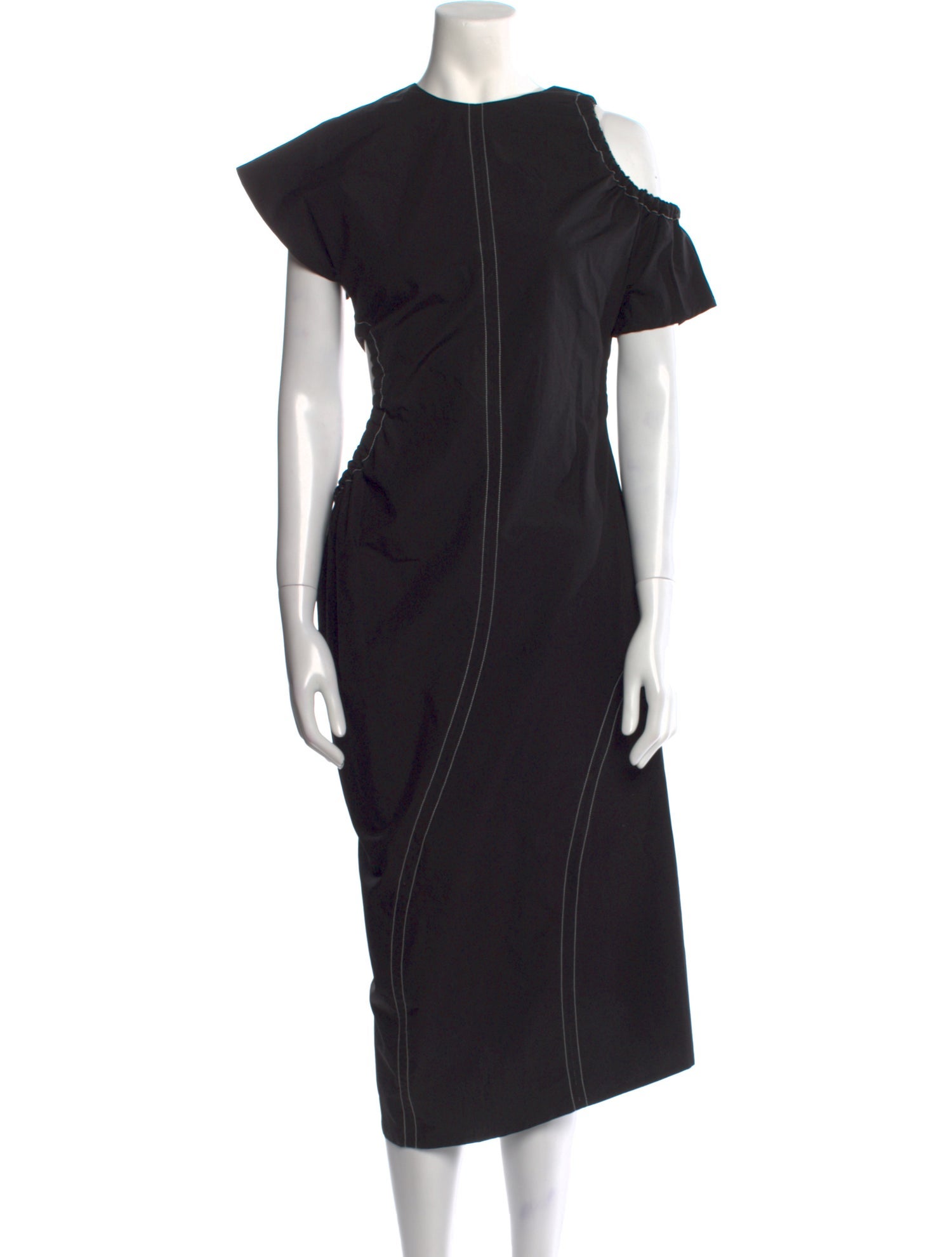 Róhe Crew Neck Midi Length Dress