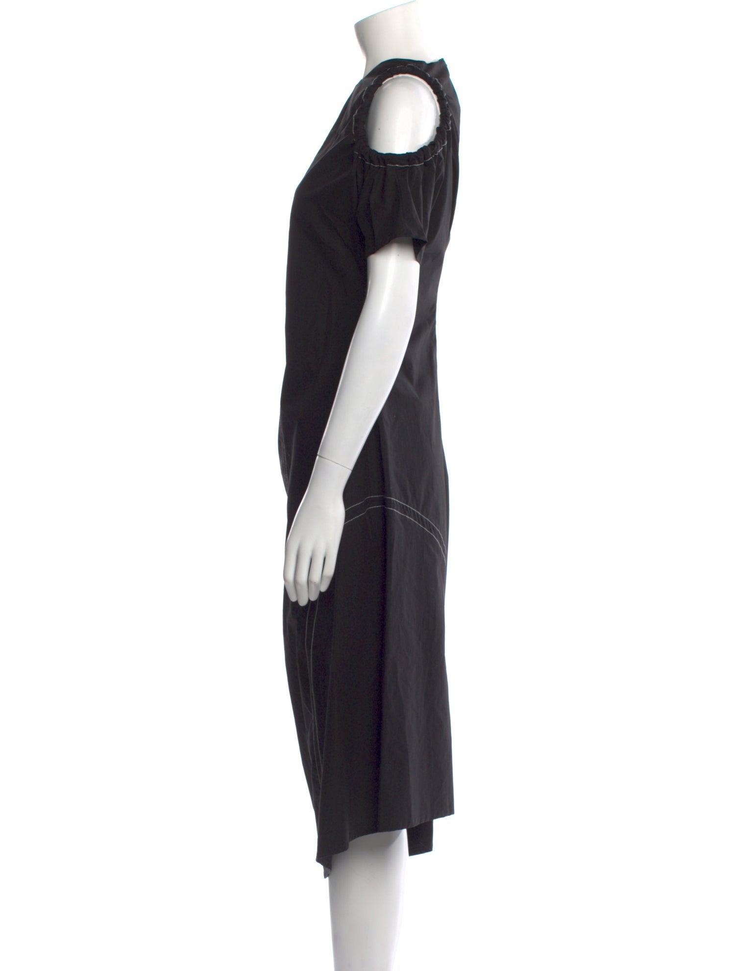 Róhe Crew Neck Midi Length Dress