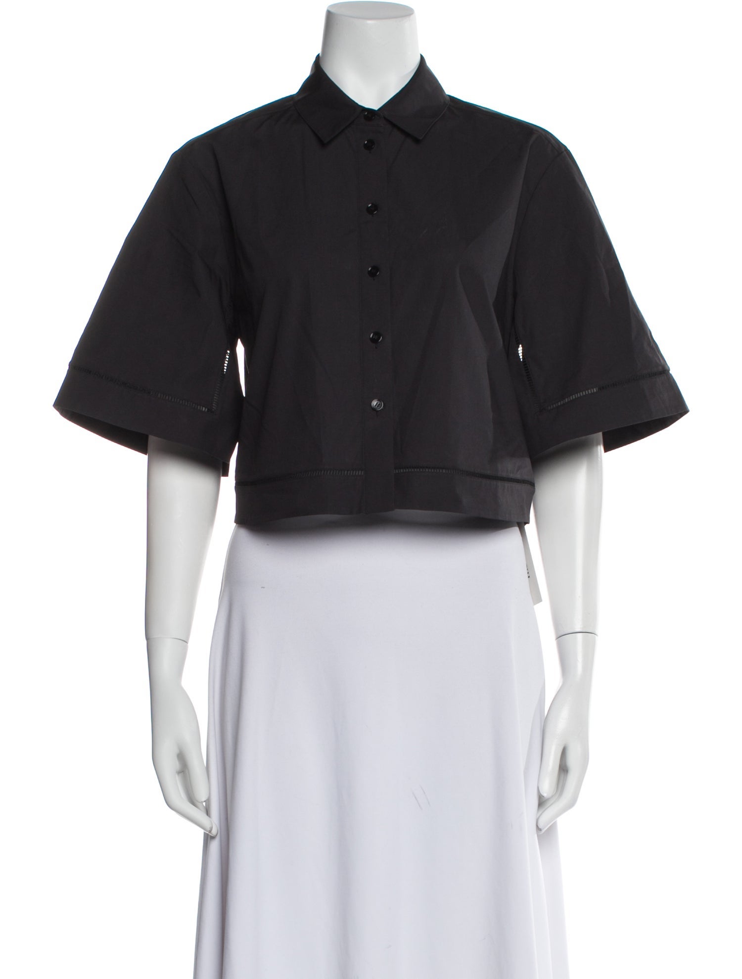 Róhe Short Sleeve Crop Top