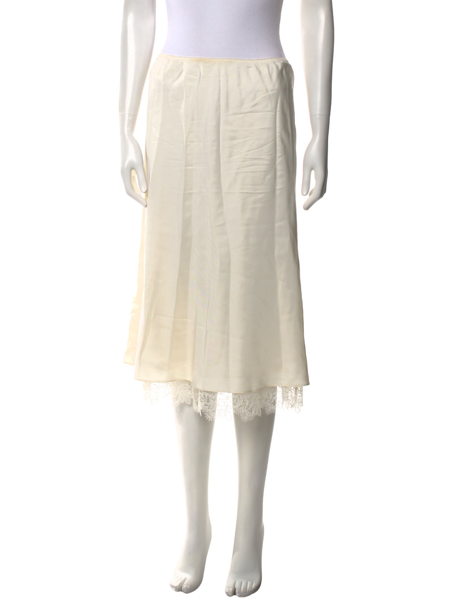 Róhe Silk Knee-Length Skirt