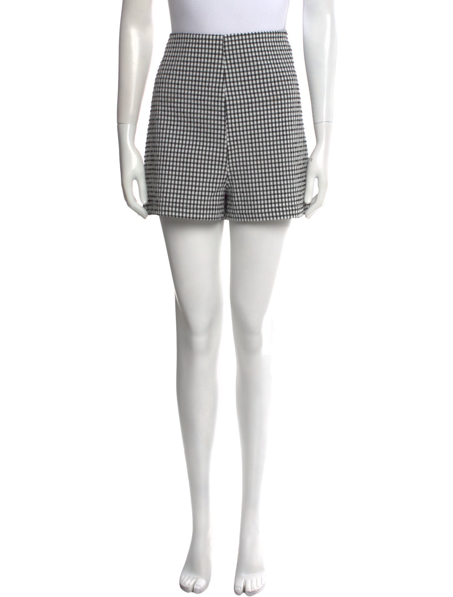 Róhe Plaid Print Mini Shorts w/ Tags