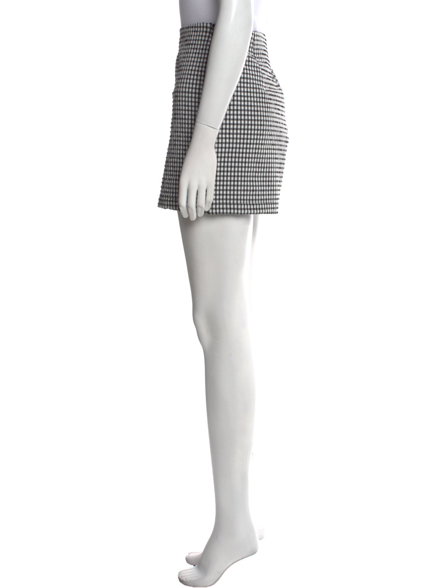 Róhe Plaid Print Mini Shorts w/ Tags