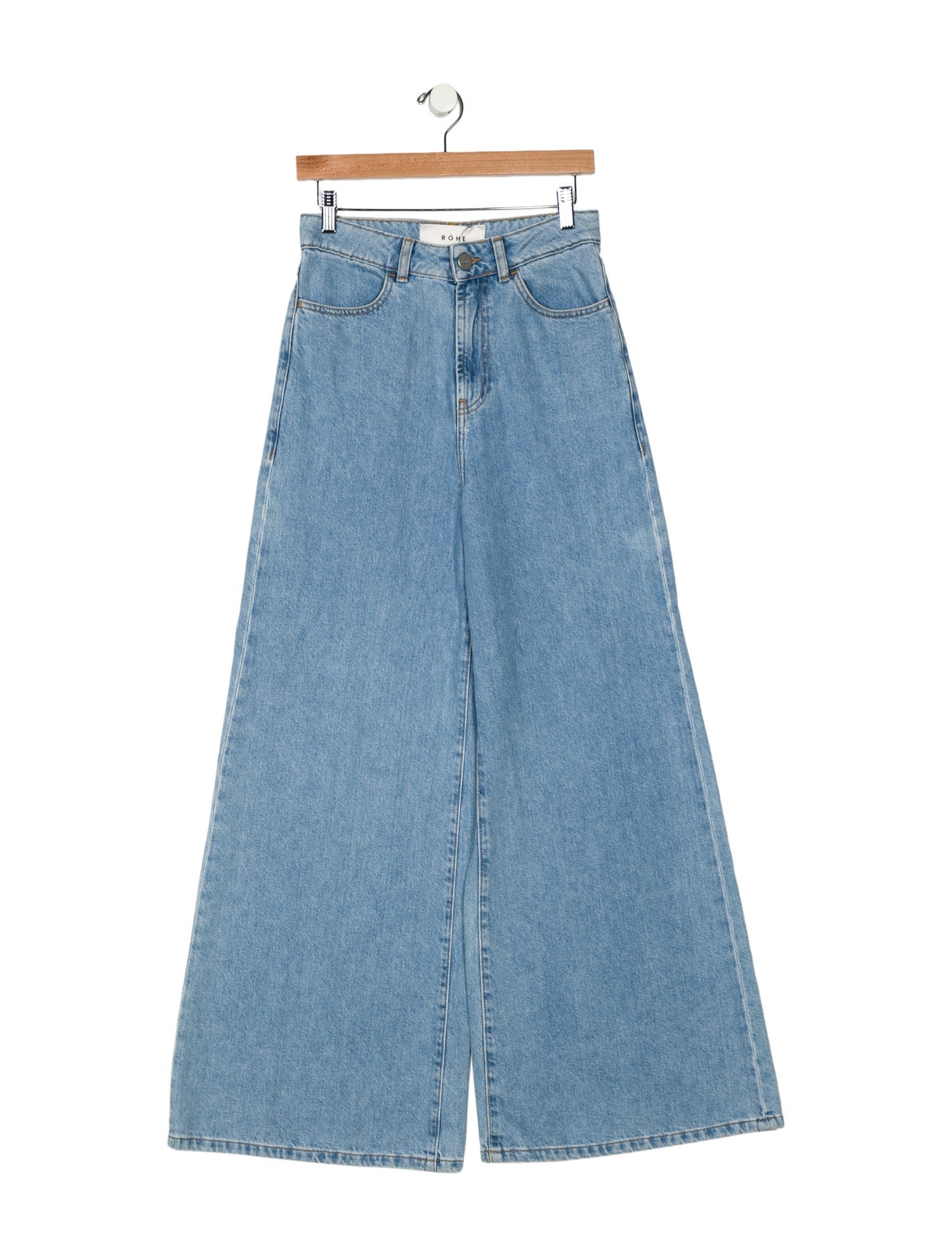 Róhe High-Rise Wide Leg Jeans