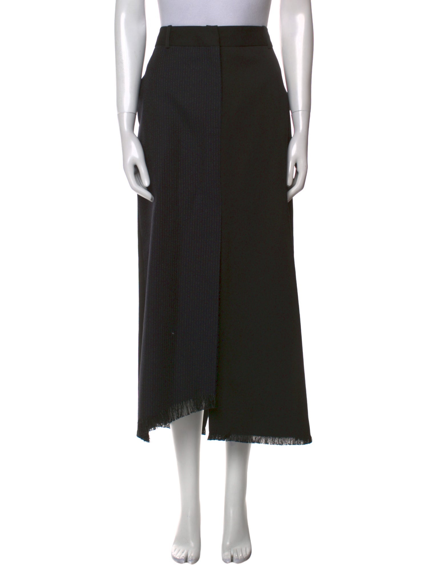 Róhe Virgin Wool Midi Length Skirt