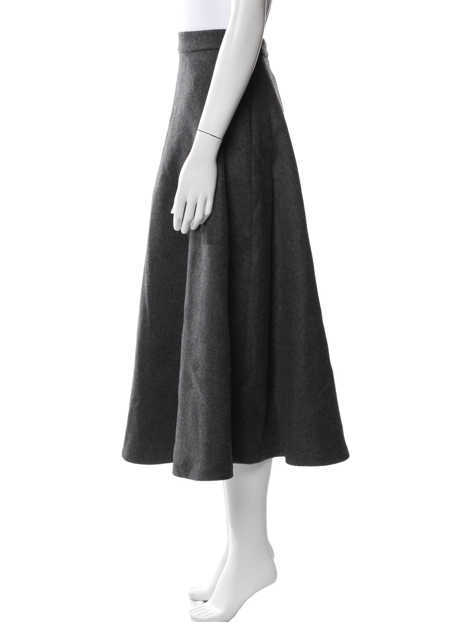 Róhe Wool Midi Length Skirt
