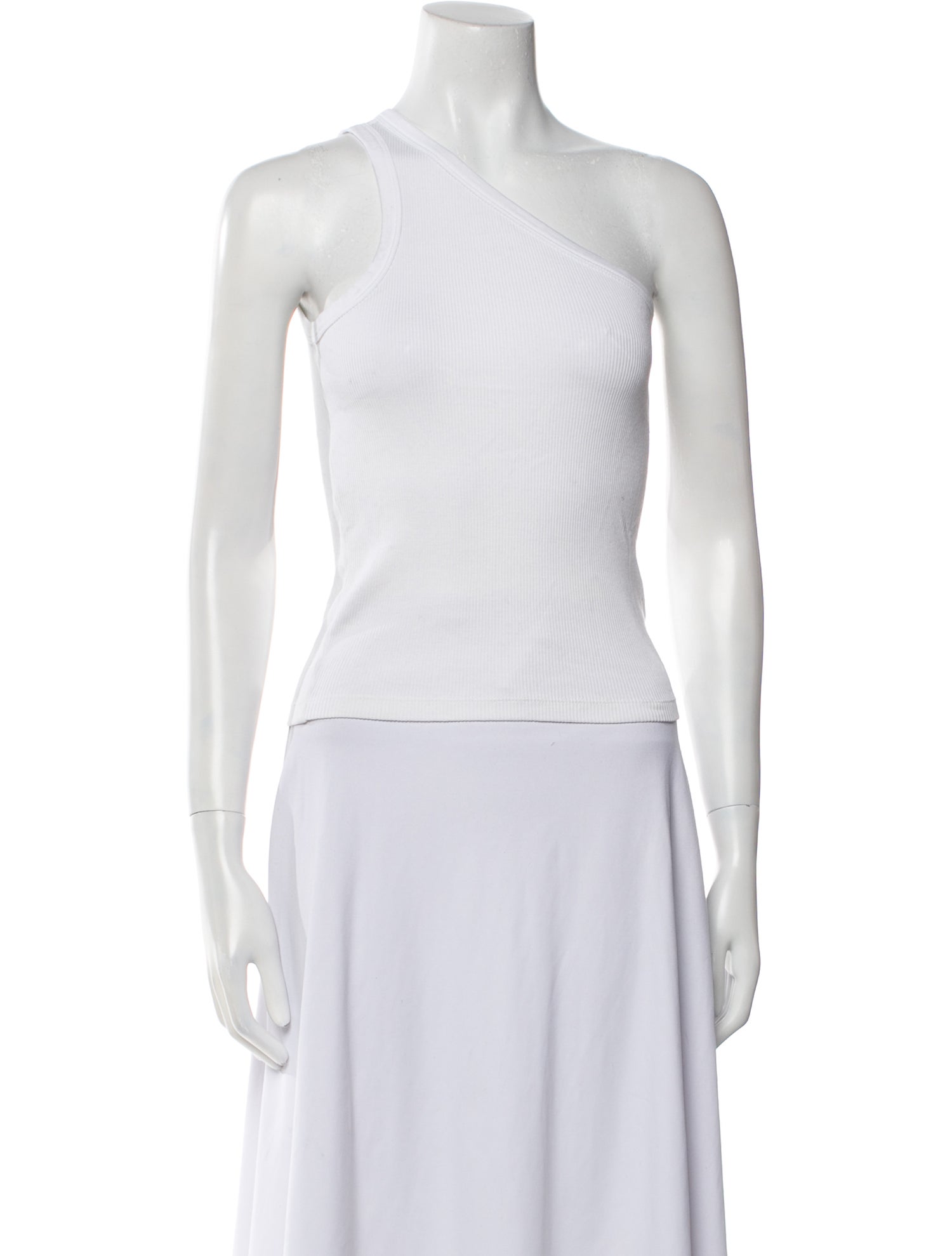 Róhe One-Shoulder Sleeveless Crop Top