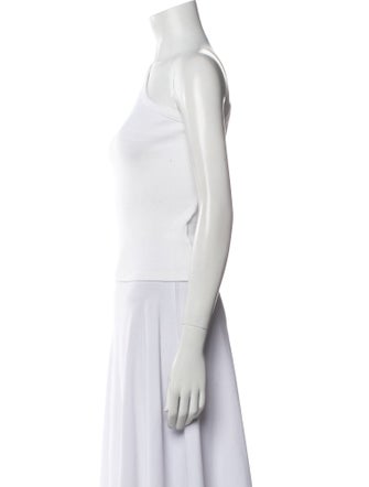 Róhe One-Shoulder Sleeveless Crop Top