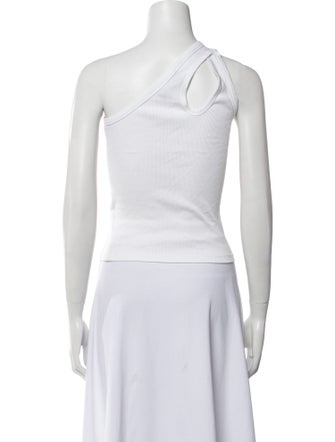 Róhe One-Shoulder Sleeveless Crop Top