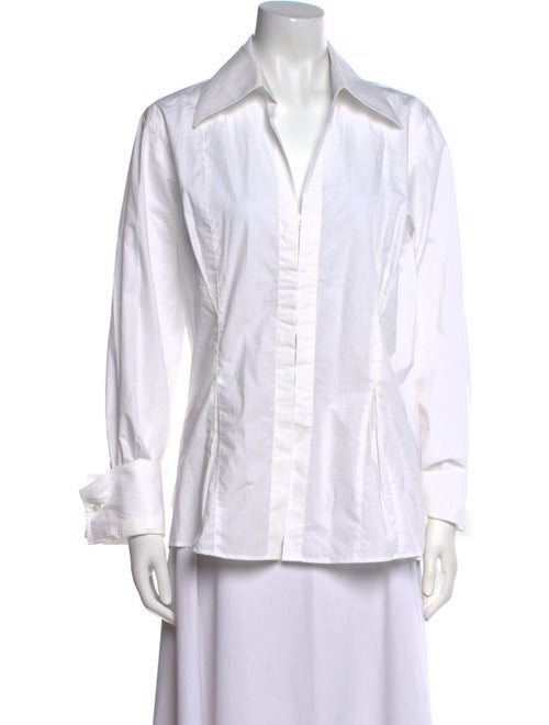 Róhe Long Sleeve Button-Up Top