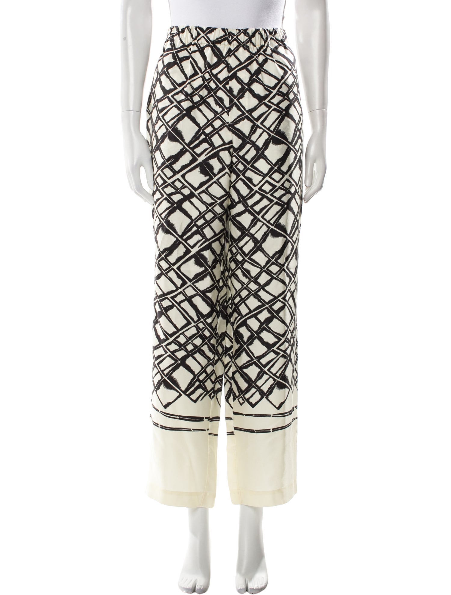 Róhe Printed Wide Leg Pants