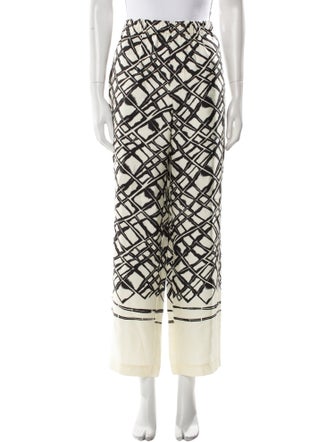 Róhe Printed Wide Leg Pants