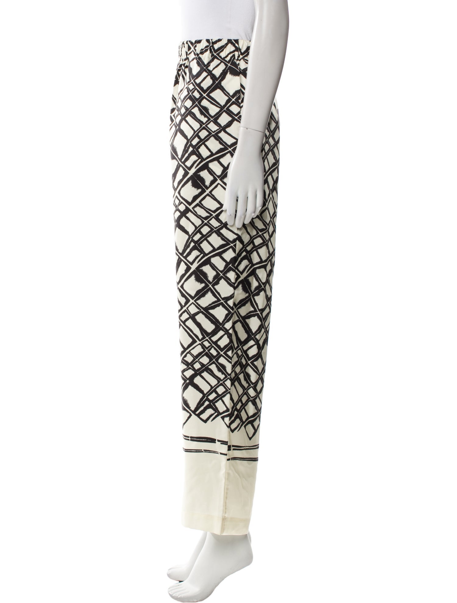 Róhe Printed Wide Leg Pants