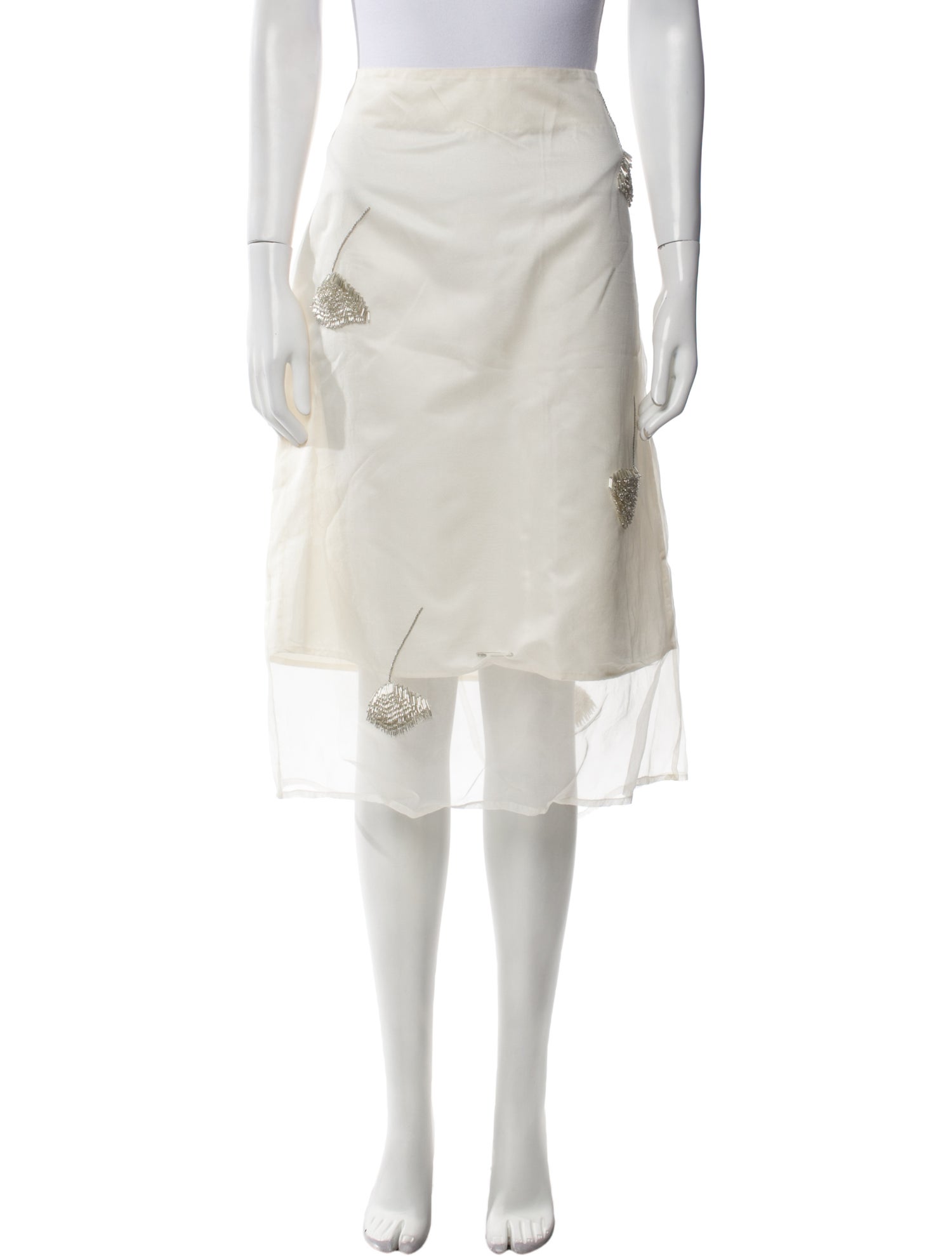 Róhe Silk Knee-Length Skirt w/ Tags