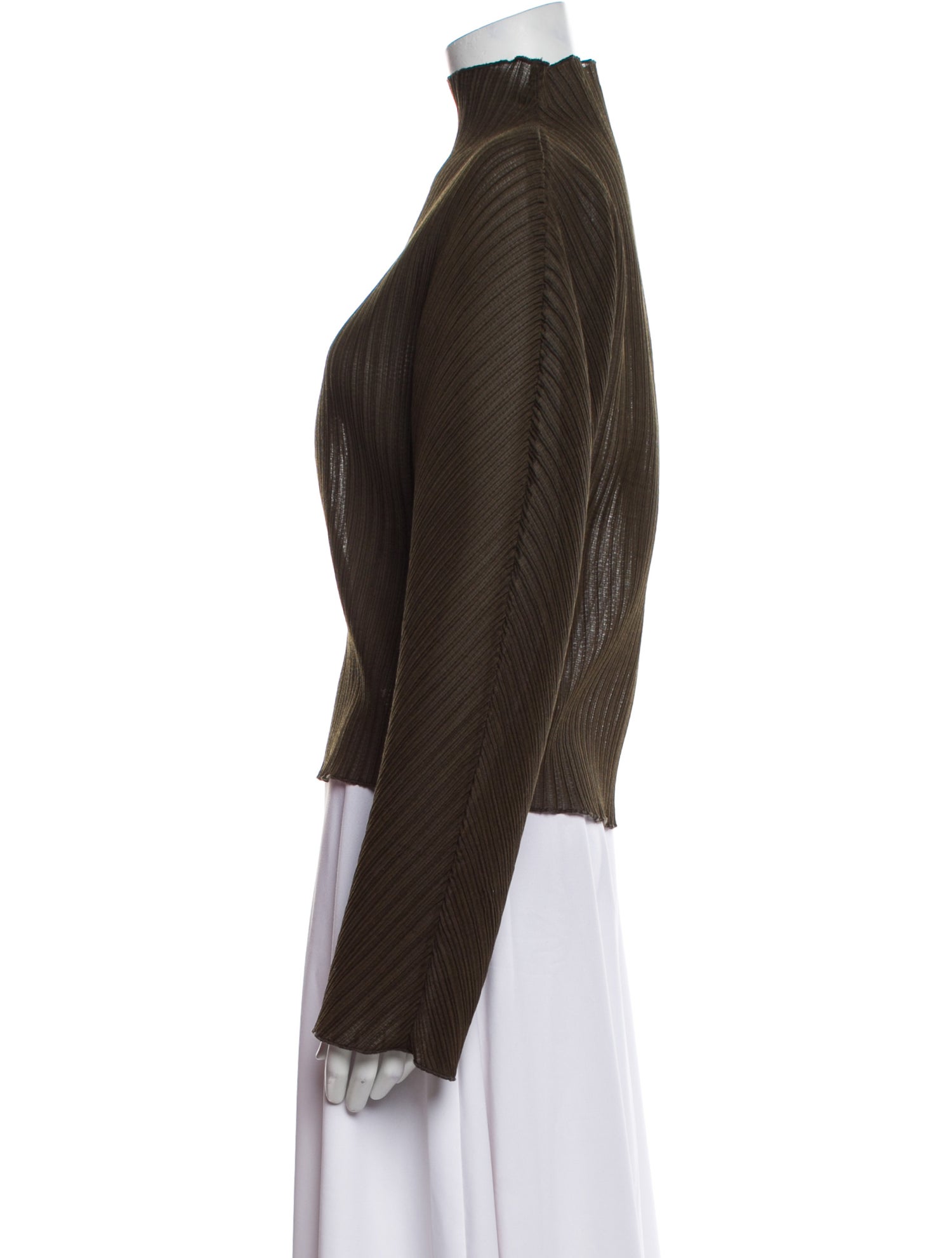 Róhe Mock Neck Long Sleeve Blouse