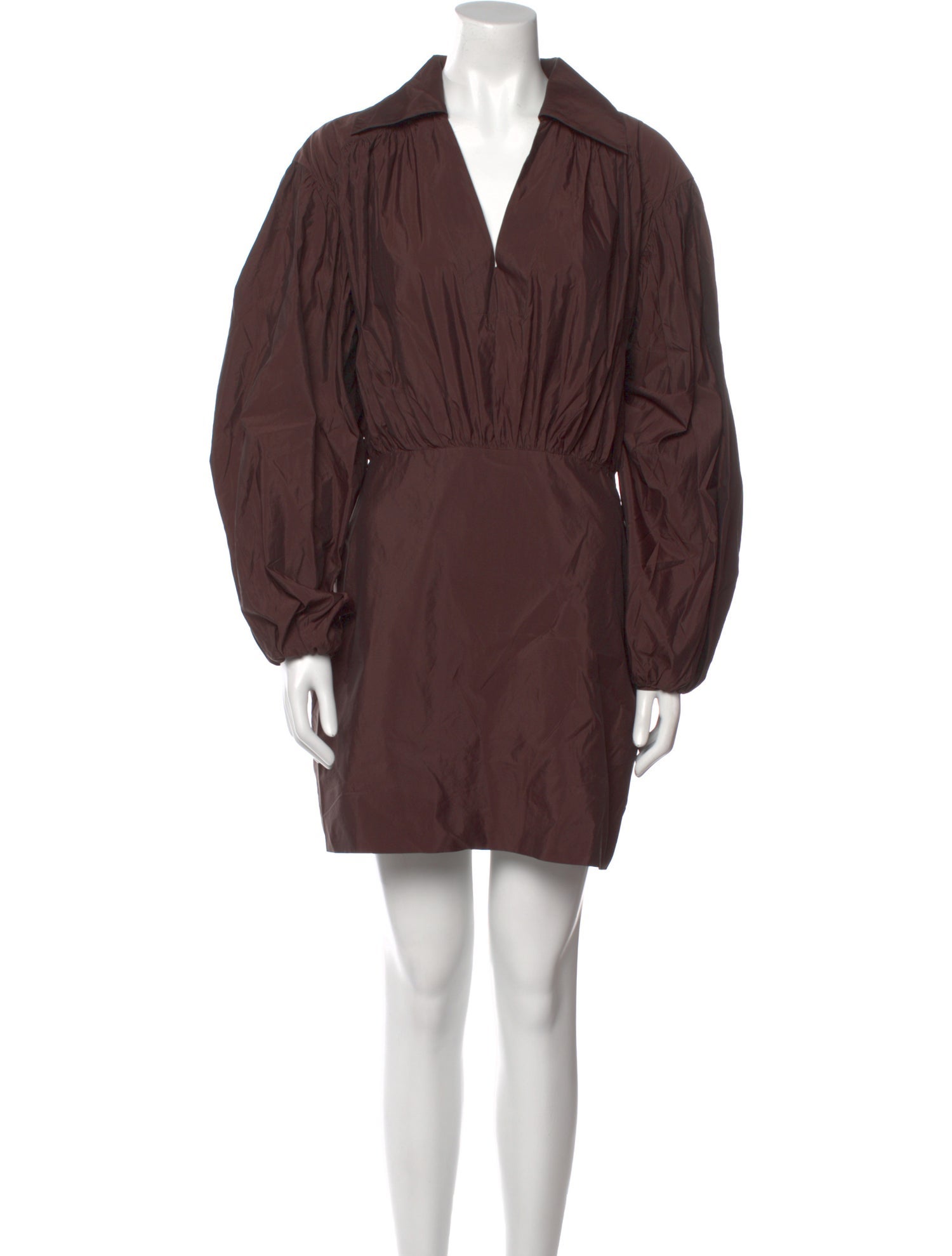 Róhe V-Neck Mini Dress