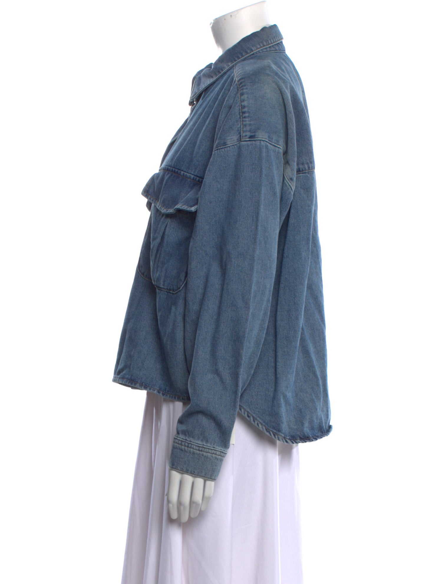 Róhe Long Sleeve Button-Up Top