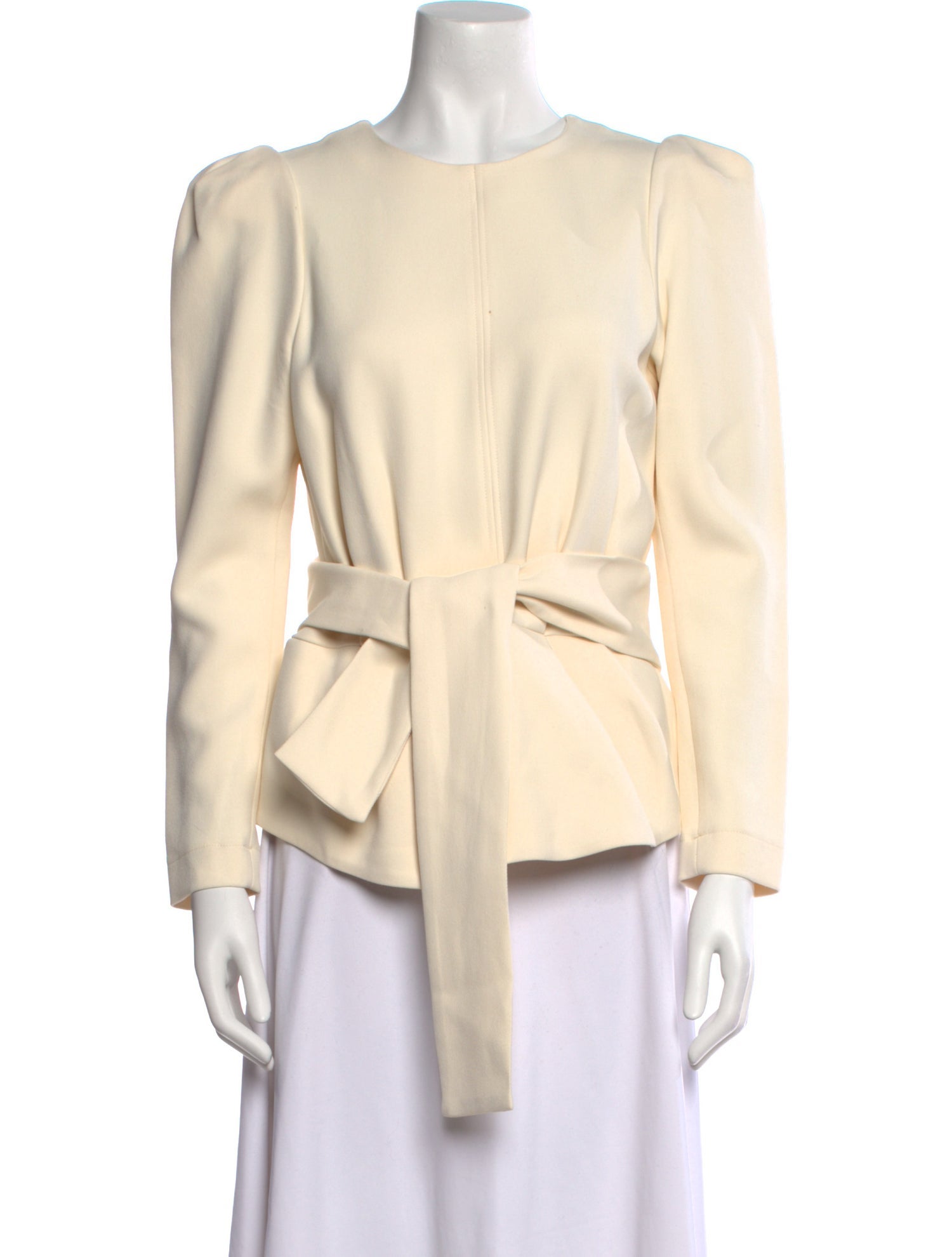 Róhe Crew Neck Long Sleeve Blouse