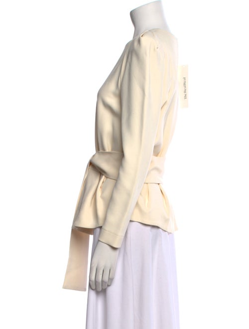 Róhe Crew Neck Long Sleeve Blouse